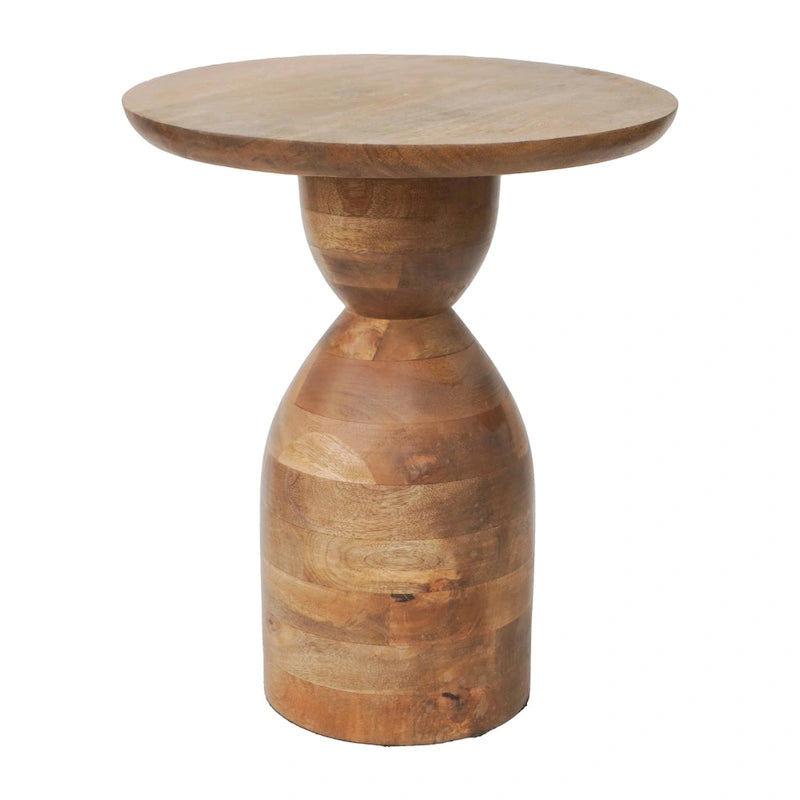 Sagebrook Home Mango Wood Hourglass Accent Table Wood - 16 x 16 x 19