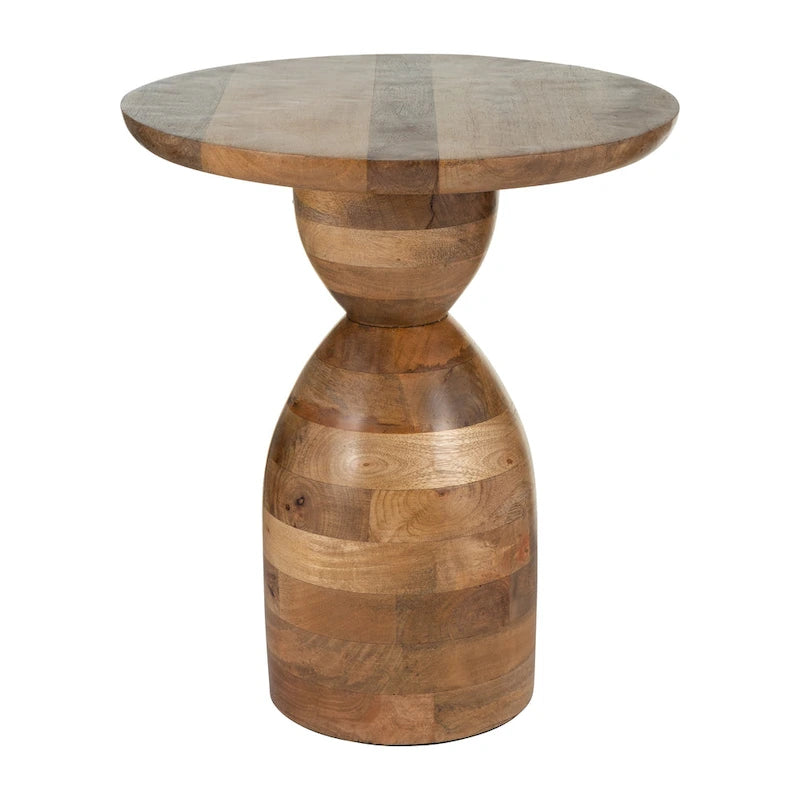 Sagebrook Home Mango Wood Hourglass Accent Table Wood - 16 x 16 x 19