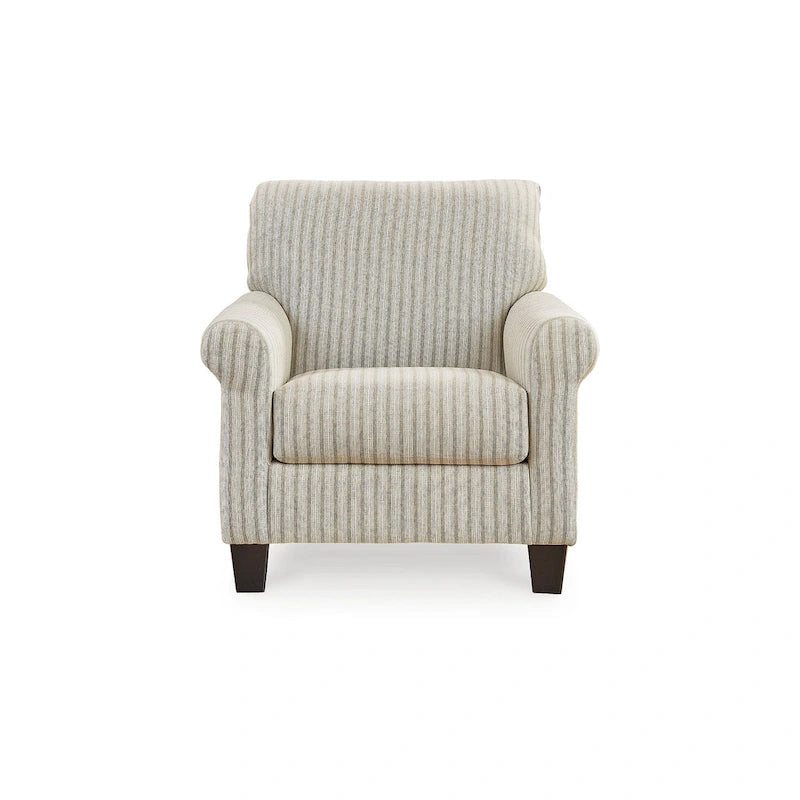 Signature Design by Ashley Valerani Brown/Beige Accent Chair - 36W x 36D x 36H