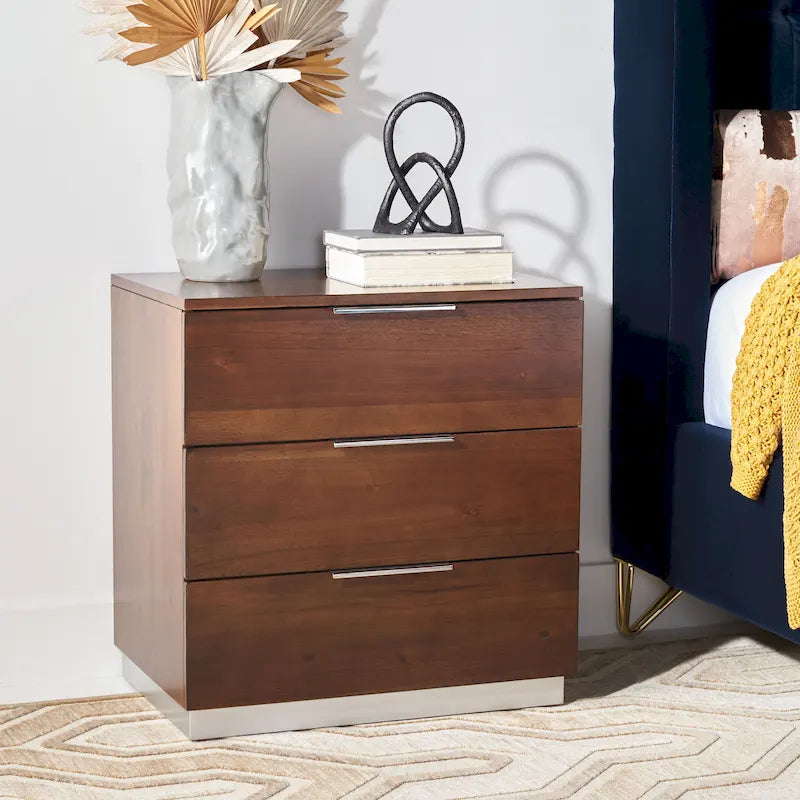 SAFAVIEH Deep 3-Drawer Nightstand