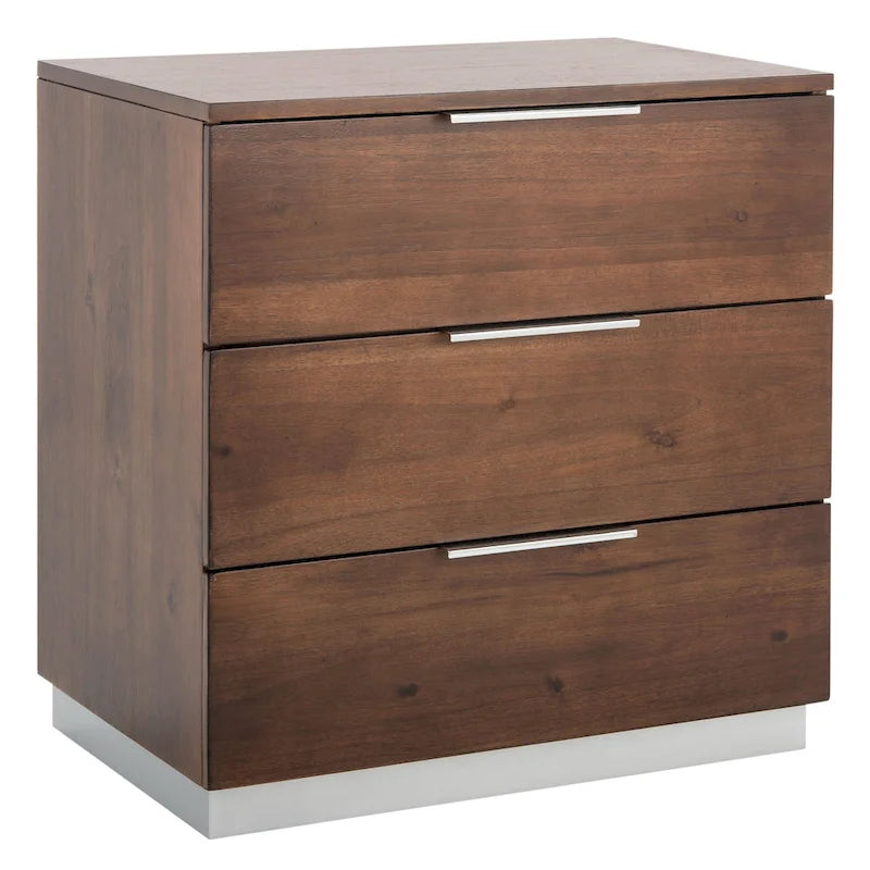 SAFAVIEH Deep 3-Drawer Nightstand