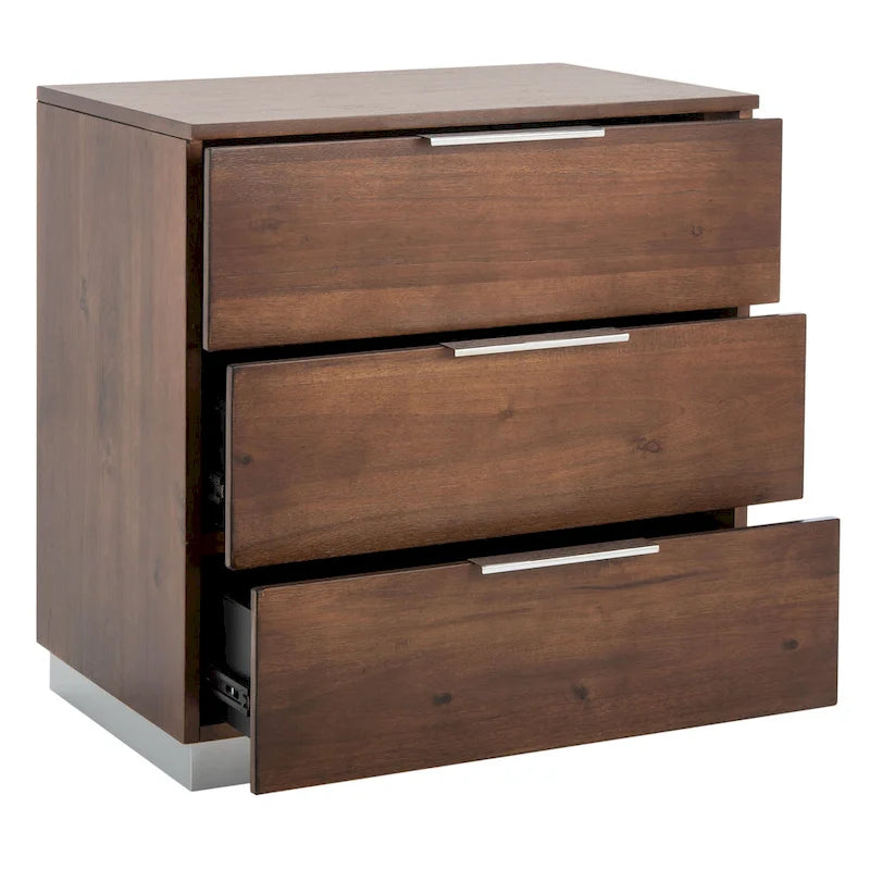SAFAVIEH Deep 3-Drawer Nightstand