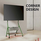 FITUEYES Modern Rolling TV Stand for 55-78 Inch TV Mobile TV Cart for Living Room Apartment