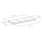 Addison 2-Pc Storage Bench with Seat Cushion, Espresso - 37.5W x 13.5D x 20.87H