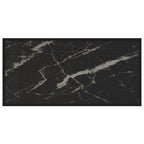 vidaXL Coffee Table Black 39.4x19.7x13.8 Tempered Glass - 39.4 x 19.7 x 13.8