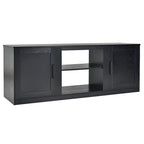 58 Inches TV Stand with 2 Storage Cabinets and 3-Position Adjustable Shelves