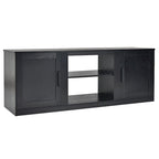 58 Inches TV Stand with 2 Storage Cabinets and 3-Position Adjustable Shelves