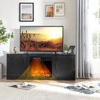 Costway 58 Fireplace TV Stand Entertainment Console W/ 18 Electric