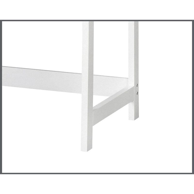 Saint Birch Finley Contemporary Two-Tone 59-inch Writing Desk with Storage