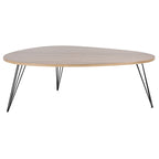 SAFAVIEH Louann Oak Finish/ Black Coffee Table - 44 x 31.5 x 15.6 - 44Wx32Dx16H