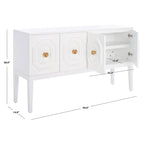 SAFAVIEH Chelsie 3 Door 2-Shelf Sideboard - 54 W x 14 D x 30 H - 54Wx14Dx30H
