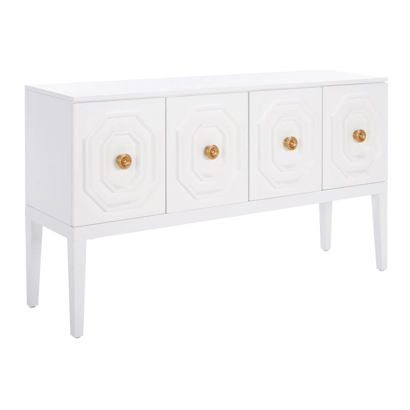 SAFAVIEH Chelsie 3 Door 2-Shelf Sideboard - 54 W x 14 D x 30 H - 54Wx14Dx30H