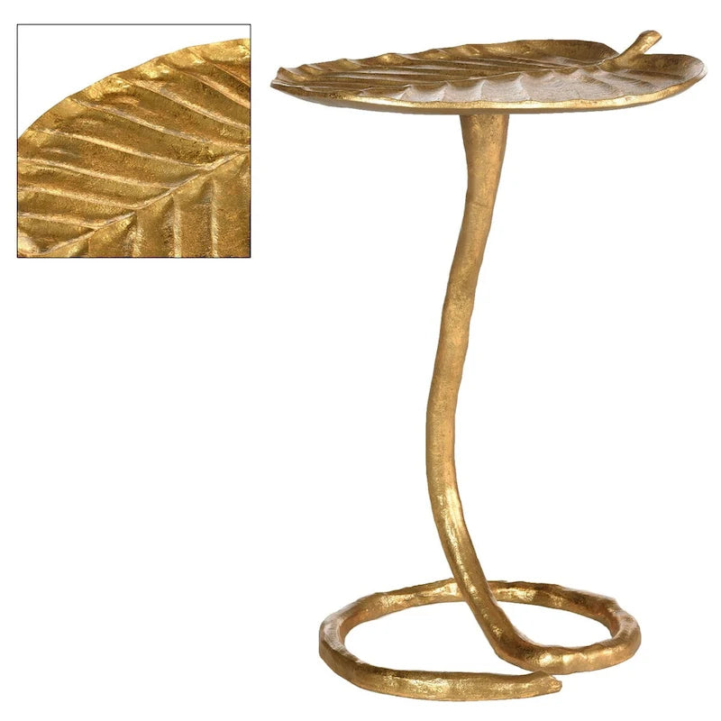SAFAVIEH Sharlene Gold Side Table - 15 x 13 x 21 - 15Wx13Dx21H