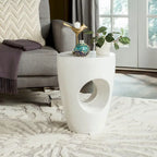 SAFAVIEH Hadil Concrete Indoor/ Outdoor Accent Table - 14.1 x 14.1 x 17.7 - 14Wx14Dx18H