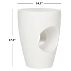 SAFAVIEH Hadil Concrete Indoor/ Outdoor Accent Table - 14.1 x 14.1 x 17.7 - 14Wx14Dx18H