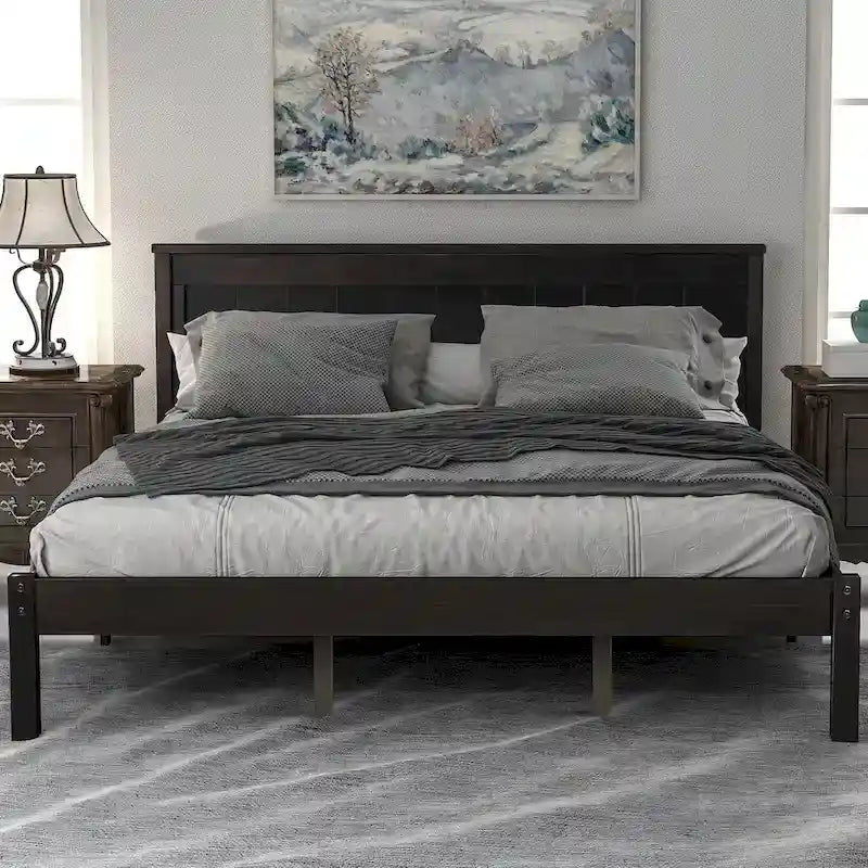 Platform Bed Frame with Headboard