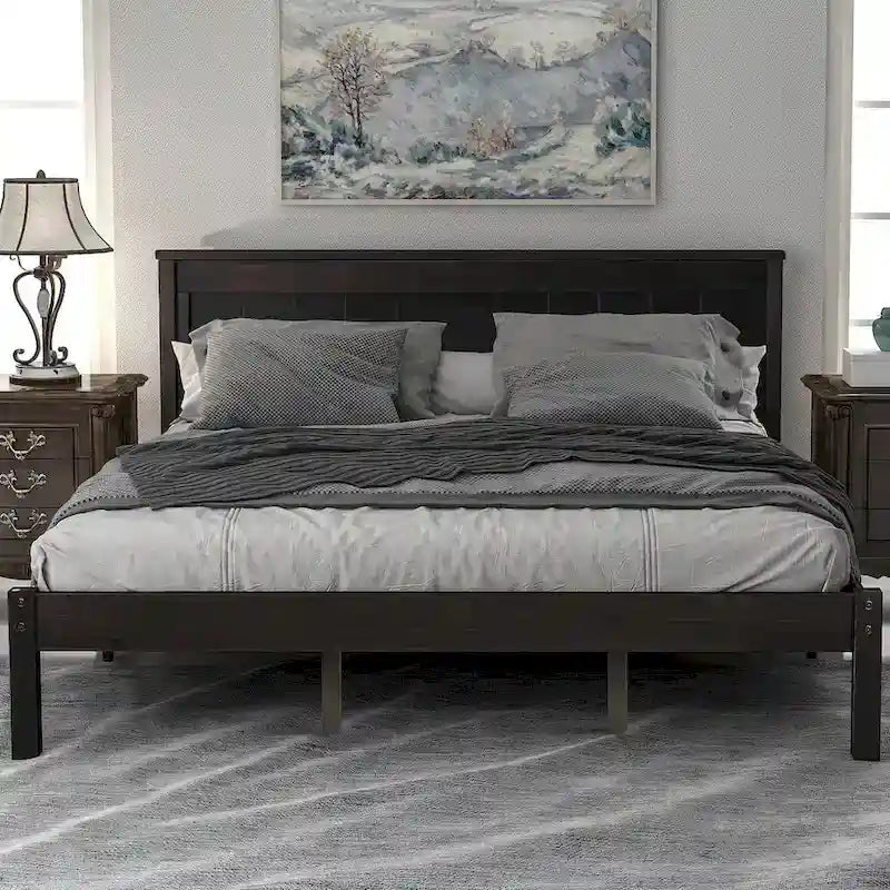 Platform Bed Frame with Headboard