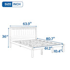 Platform Bed Frame with Headboard