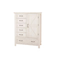 Westfield 44 Wide Traditional Chifforobe, Brushed White