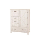 Westfield 44 Wide Traditional Chifforobe, Brushed White