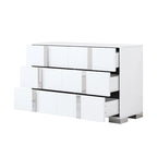 Mirrored Storage Cabinet with 6 Drawers