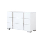 Mirrored Storage Cabinet with 6 Drawers