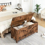 Sturdy Entryway Storage Bench - 15.7D x 39.4W x 18.9H