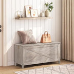 Sturdy Entryway Storage Bench - 15.7D x 39.4W x 18.9H