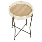 Sarina Farmhouse Accent Table - 23.5H x 15.5W x 15.5D