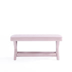 Manhattan Comfort Abigail Mid-Century Modern Velvet Upholstered Bench