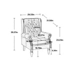 Wood Frame Armchair Modern Accent Chair Lounge Chair for Living Room - 29.33 x31.50x 39.37