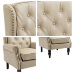 Wood Frame Armchair Modern Accent Chair Lounge Chair for Living Room - 29.33 x31.50x 39.37