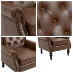 Wood Frame Armchair Modern Accent Chair Lounge Chair for Living Room - 29.33 x31.50x 39.37