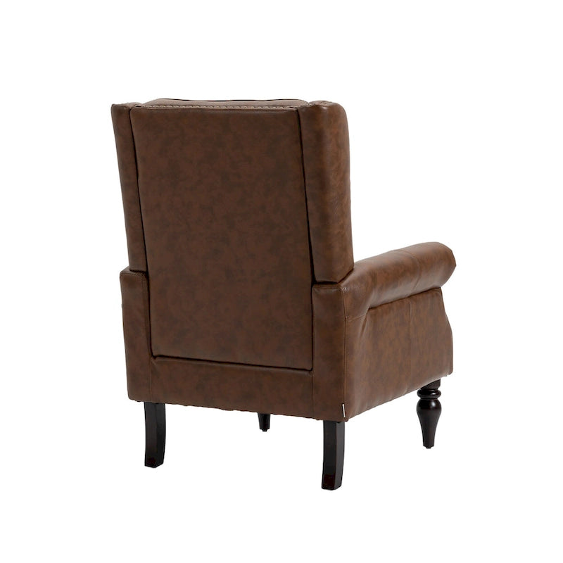 Wood Frame Armchair Modern Accent Chair Lounge Chair for Living Room - 29.33 x31.50x 39.37