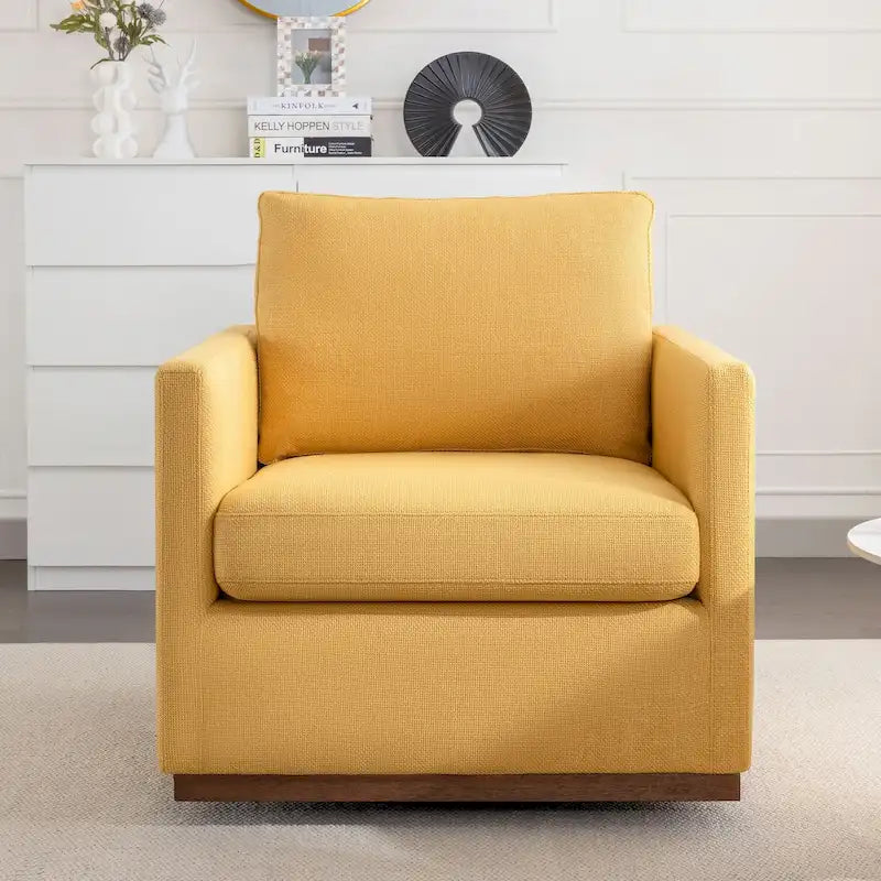 Mid Century Modern Swivel Accent Chair Armchair for Living Room