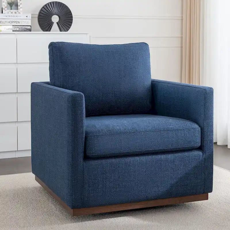 Mid Century Modern Swivel Accent Chair Armchair for Living Room