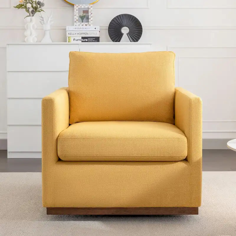 Mid Century Modern Swivel Accent Chair Armchair for Living Room