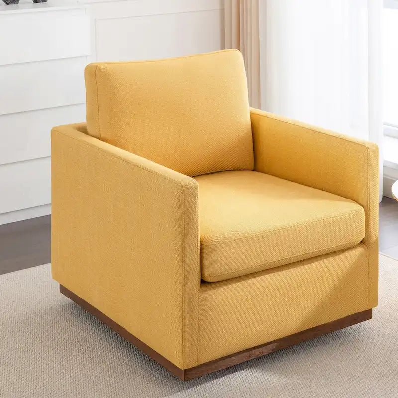 Mid Century Modern Swivel Accent Chair Armchair for Living Room