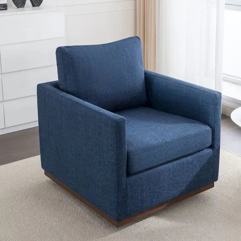 Mid Century Modern Swivel Accent Chair Armchair for Living Room