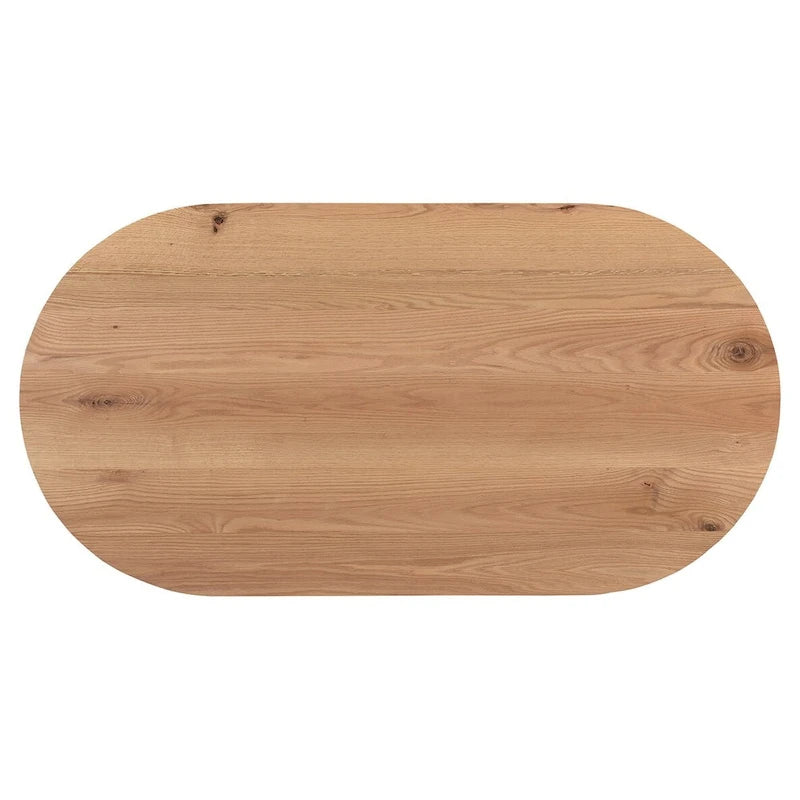 Aurelle Home Tyier Mid-Century Modern Solid Oak Coffee Table - 54 W x 17 H x 28 D