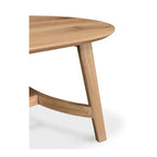 Aurelle Home Tyier Mid-Century Modern Solid Oak Coffee Table - 54 W x 17 H x 28 D