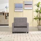 3-in-1 Pull Out Futon Convertible Chair with USB Ports