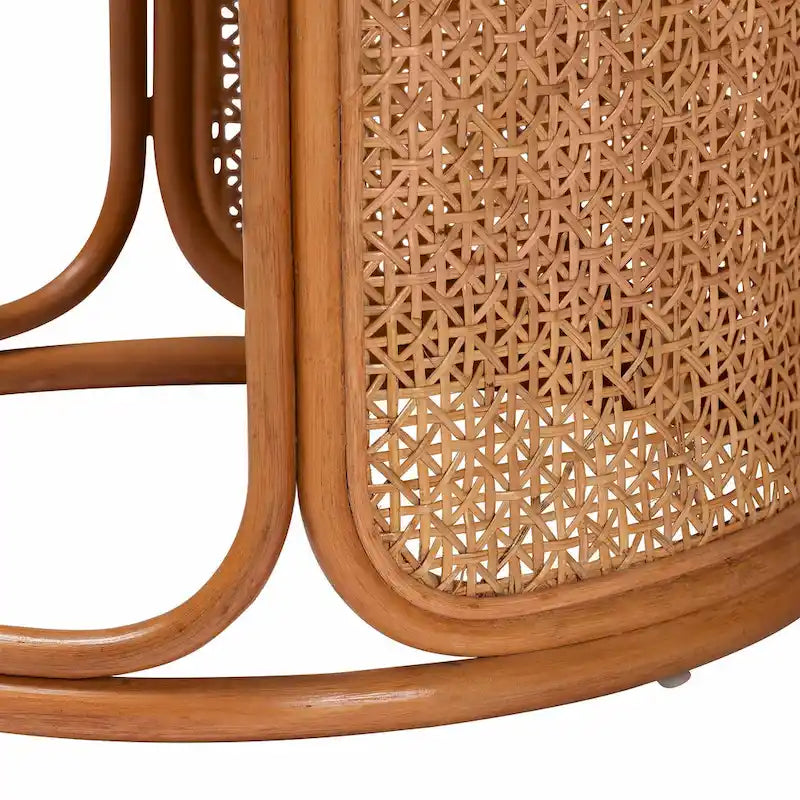 Eldon Bohemian Rattan End Table