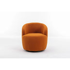Teddy Fabric Swivel Accent Armchair Barrel Chair
