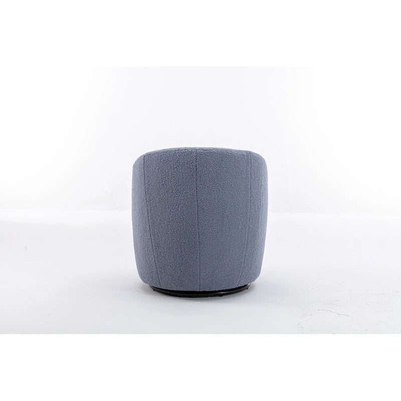 Teddy Fabric Swivel Accent Armchair Barrel Chair