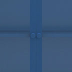 Modern Minimalist 3-Sided Tempered Glass Storage Cabinet with Four Cabinet Doors