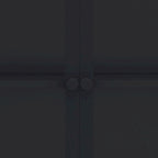 Modern Minimalist 3-Sided Tempered Glass Storage Cabinet with Four Cabinet Doors