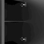 Black Modern Buffet Cabinet with Storage, Fluted Sideboard Large Buffet with Adjustable Shelves, Credenza, Accent Cabinet