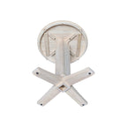 30 in Solid Wood Round Top Counter Height Dining Table with 2 Stools