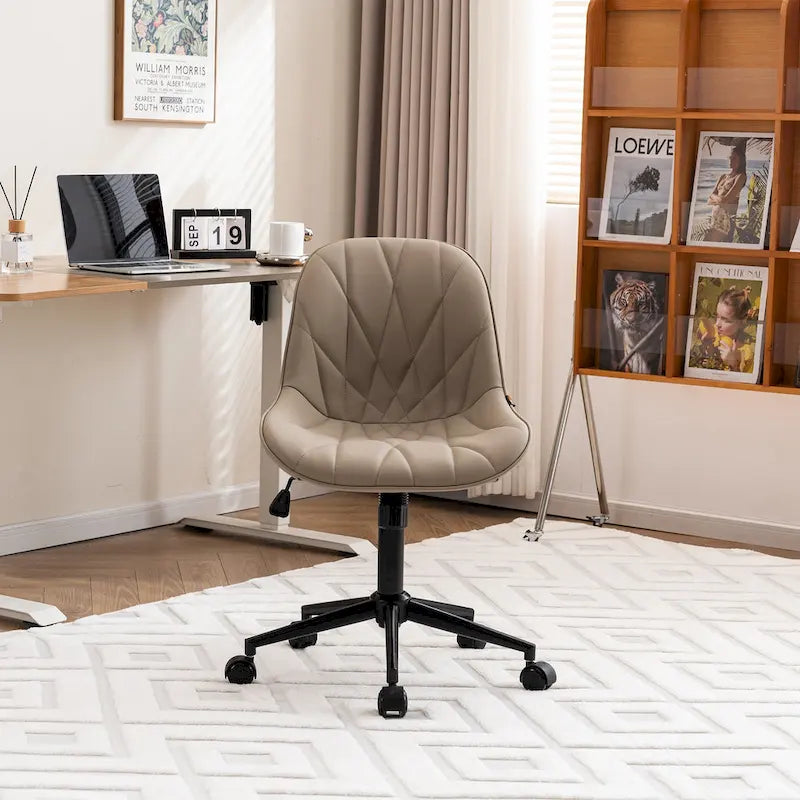 Home Office Desk Chairs with Wheels Rolling Task Computer Chair